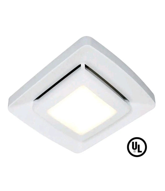 Broan NuTone Bathroom Fan Replacement Cover with Light FG500N in White