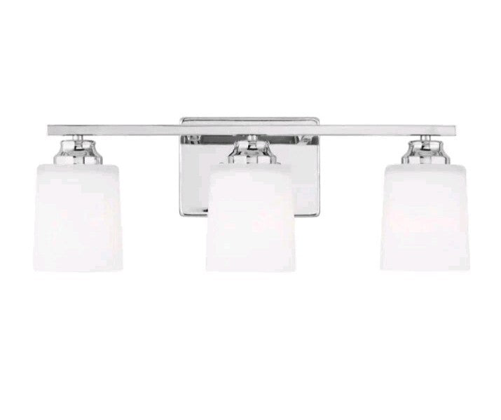 Generation Lighting 4428903-05 Franport 3 Light 21" Chrome Wall Bath Fixture OB