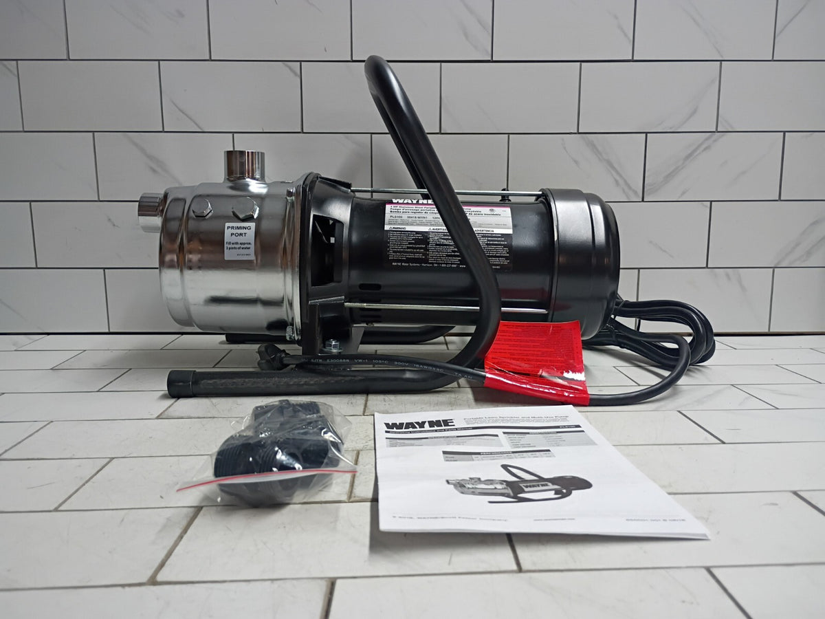 Wayne PLS100 1HP Portable Lawn Sprinkling Pump 115V 720GPH NEW OPEN BOX