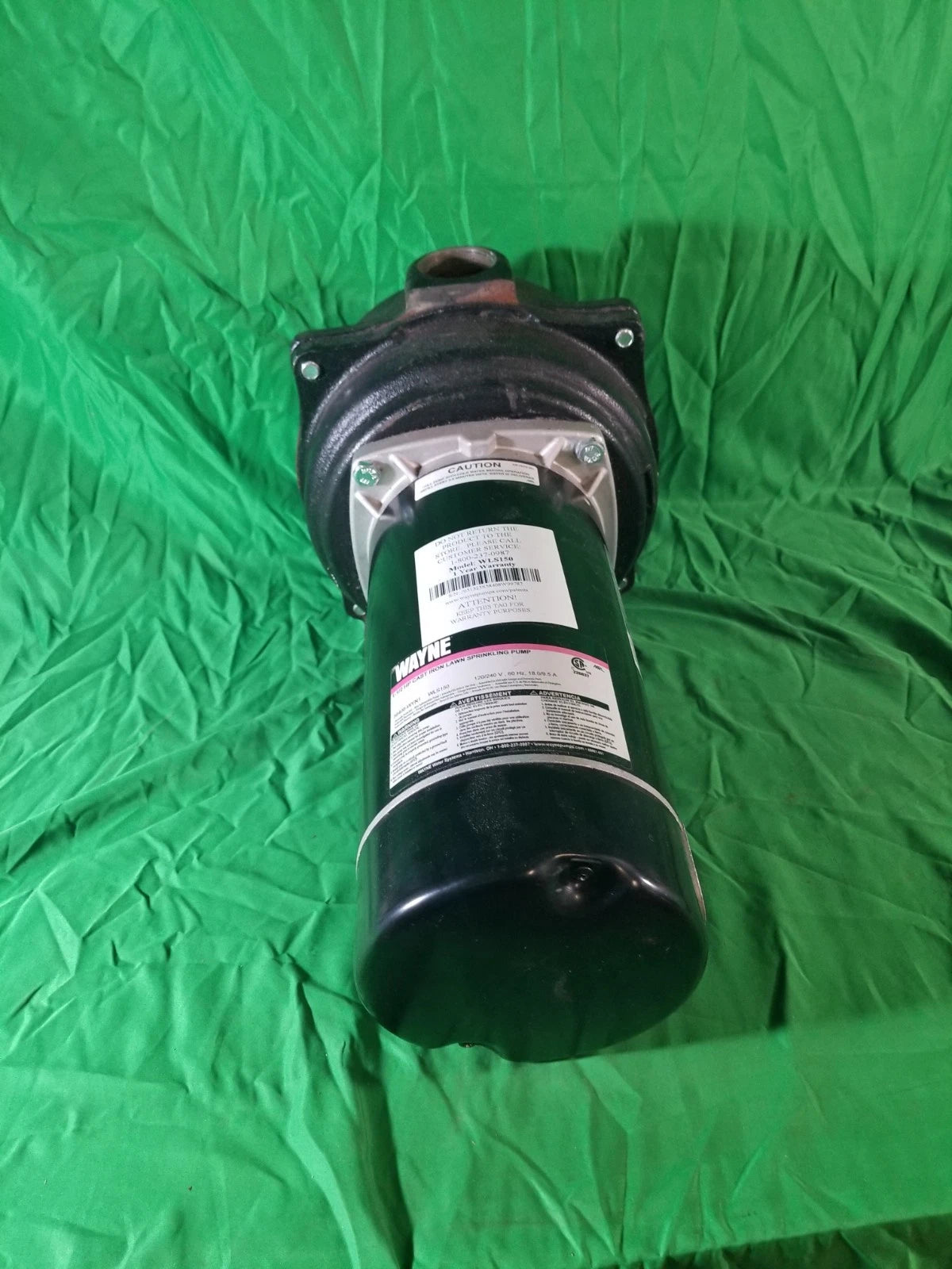 Wayne 1-1/2 HP Cast Iron Quick-Prime Lawn-Sprinkler Pump.