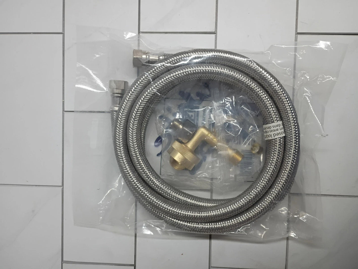 Everbilt 69005 Universal 6ft Kit Stainless Steel Dishwasher Installation Kit New