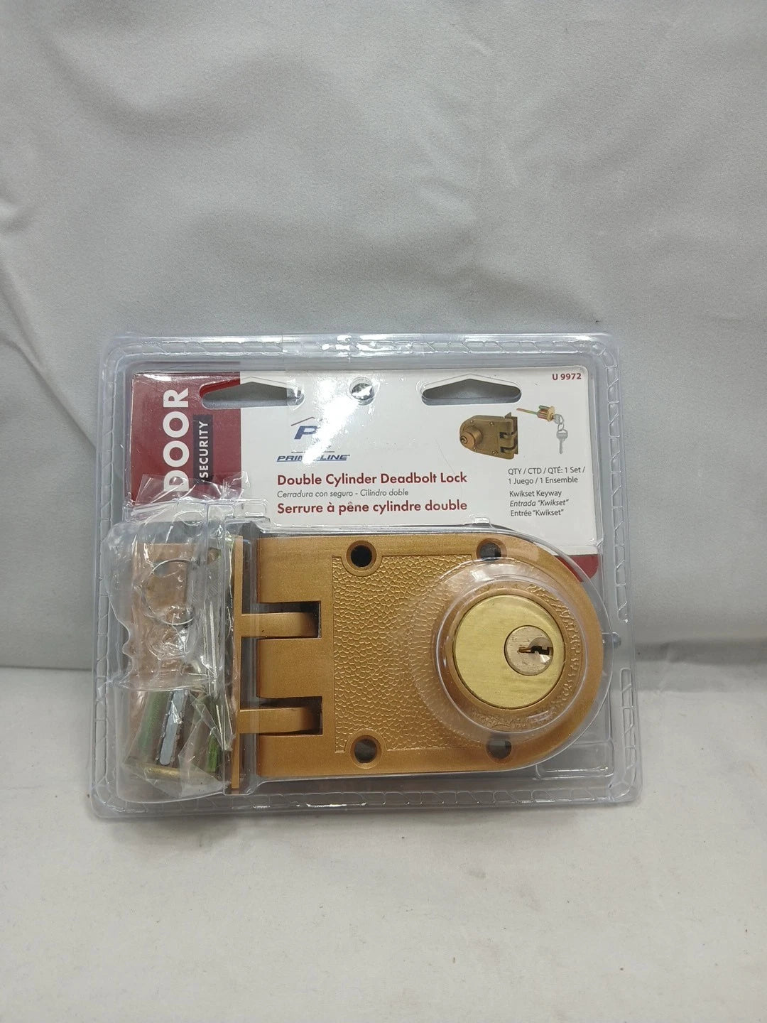 Brass Double Cylinder Deadlock Lock for Entry Doors Secure Jimmy Resistant De...
