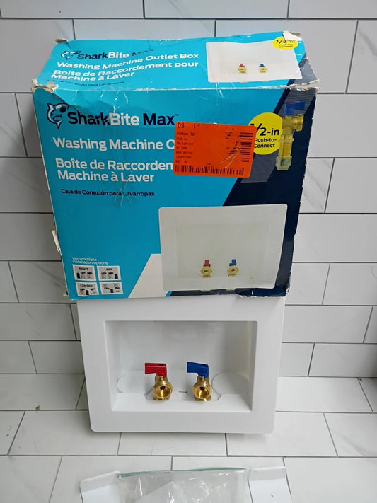 SharkBite 24763 Washing Machine Outlet Box New Open Box