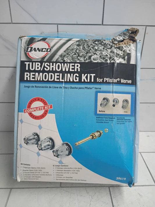 Danco 39619 Tub/Shower Remodeling Kit for Pfister Verve CHROME Open Box