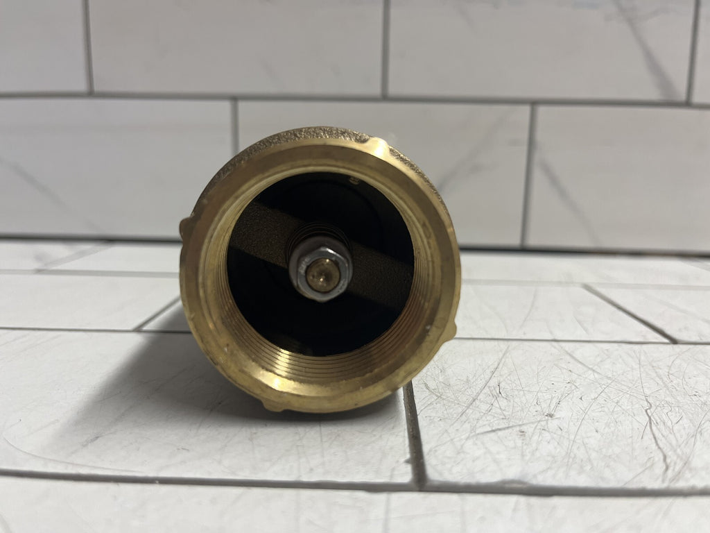 Water Source CCC125NL 1-1/4 in. Solid brass Two-Hole Control Center Check Valve