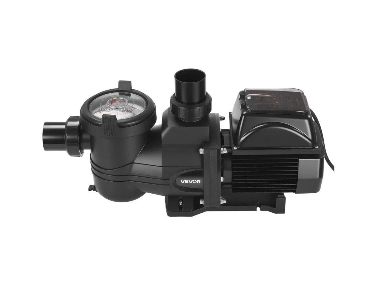VEVOR Variable Speed Pool Pump 2 HP 220V 145 GPM In/Above Swimming Pool Pump OB