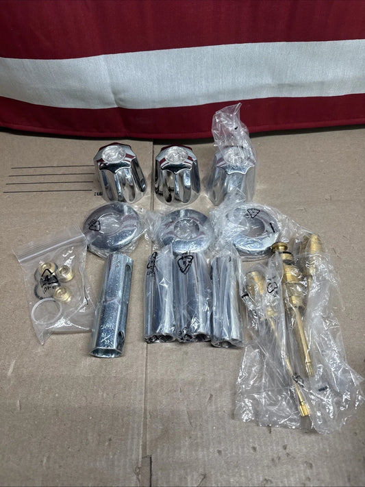 Gerber Tub/Shower 3-Handle Remodeling Kit in Chrome NEW OPEN BOX