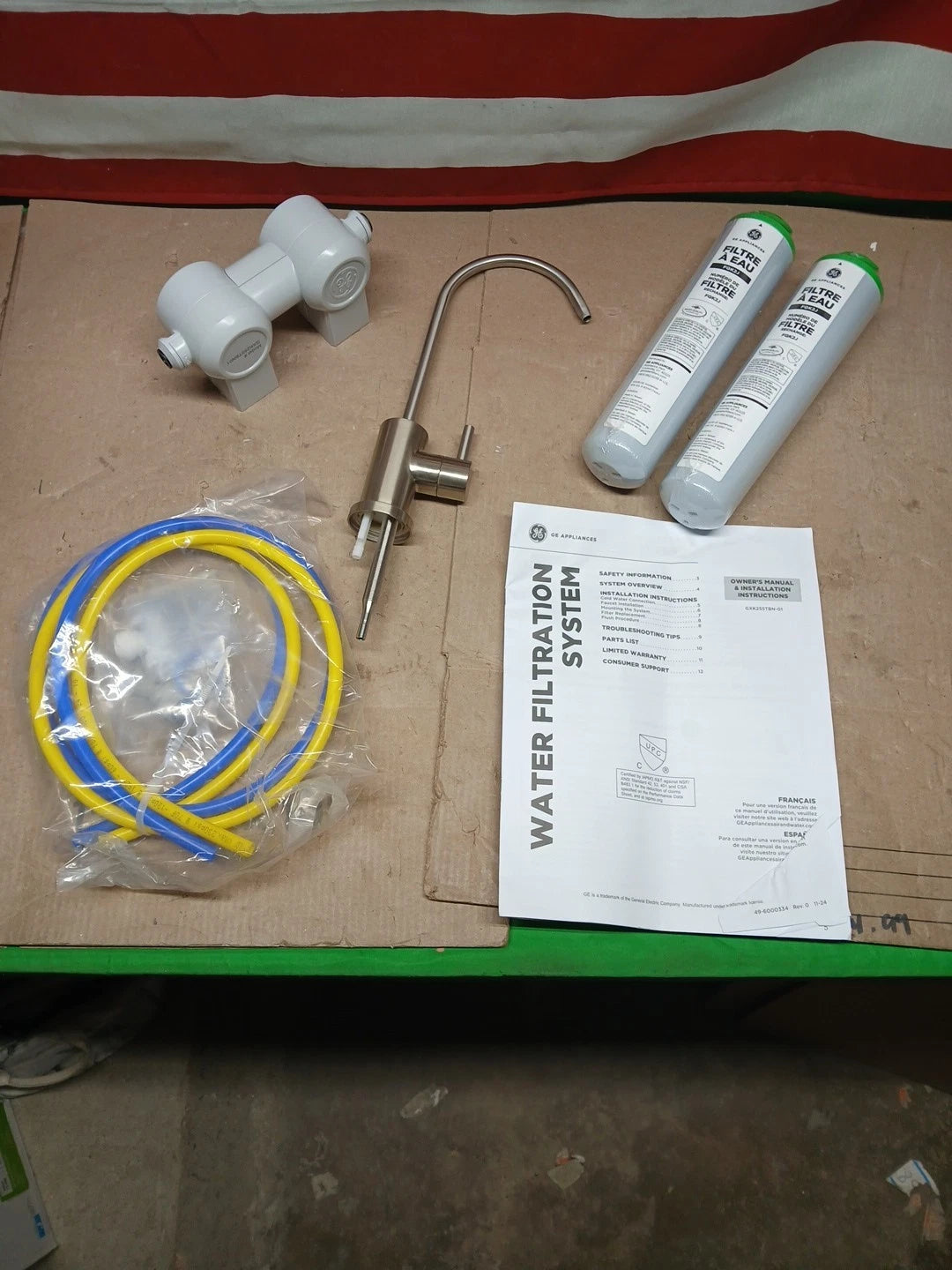 GE GXK255TBN Under Sink Dual Water Filtration System