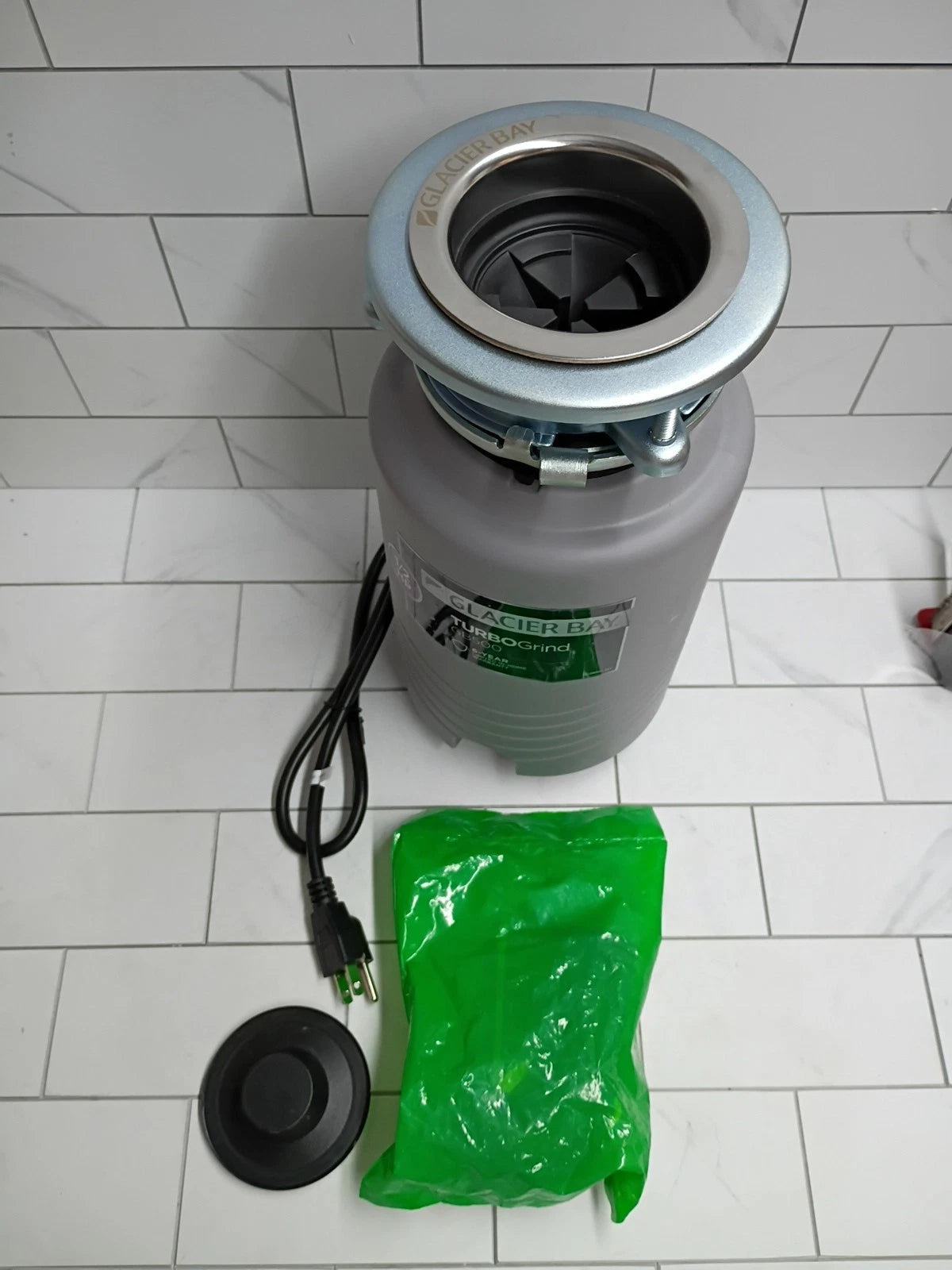 Glacier Bay GB500 Turbo Grind 1/2hp Garbage Disposal See Description