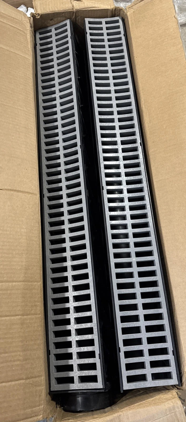 6-PACK RELN Storm Drain 5"x39.4" Channel Drain Kit