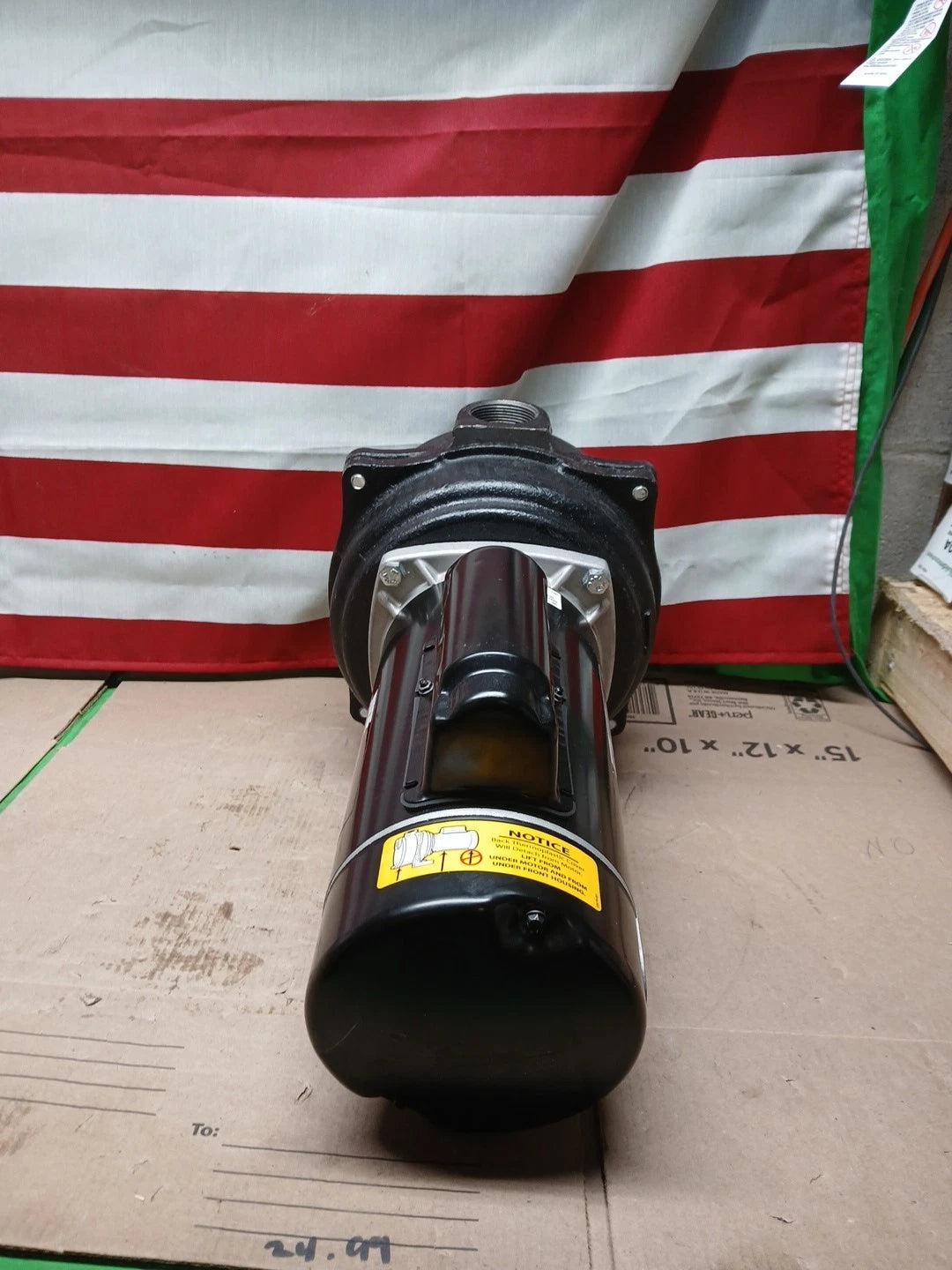 Wayne 2 HP Permanent Lawn Sprinkler Pump New-Open Box.