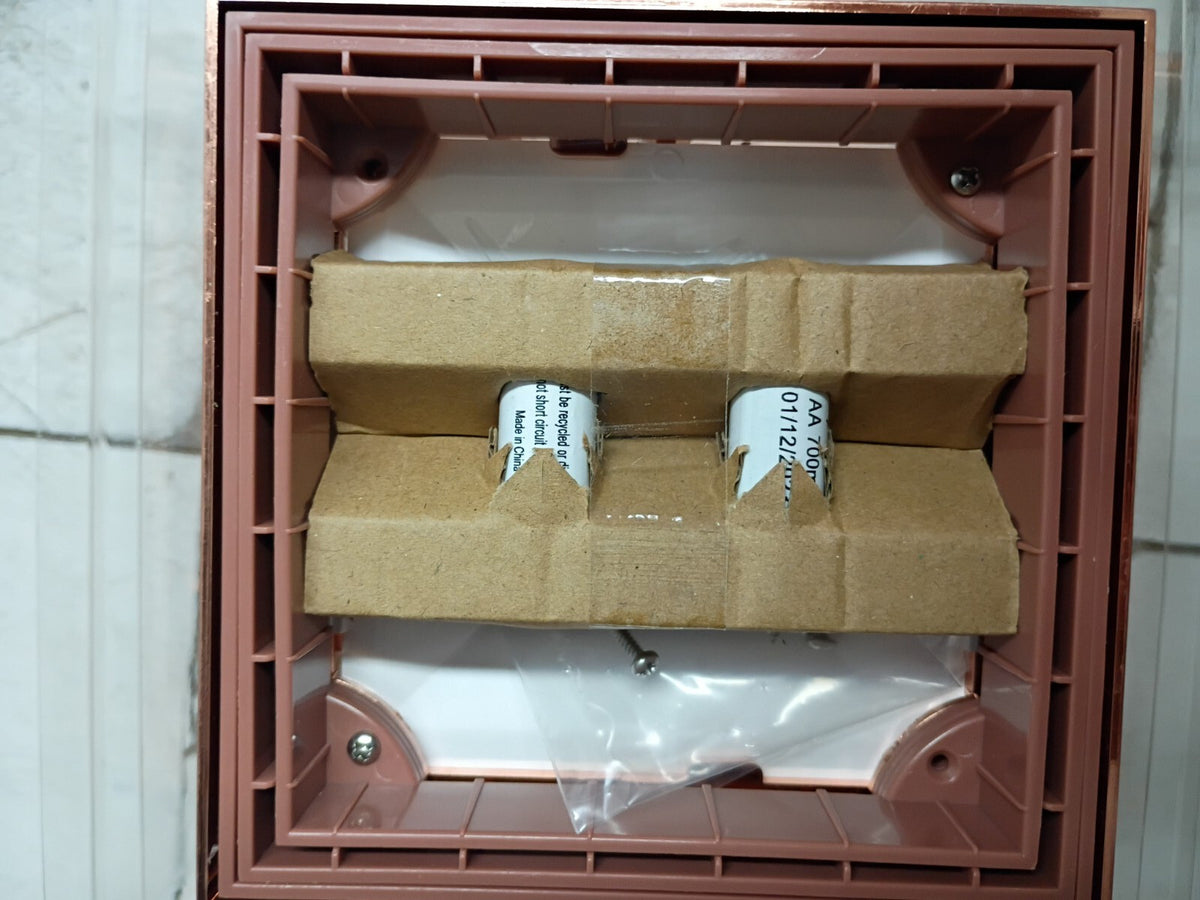 2 Pack 4x4 Copper Solar Pyramid Post Cap Light