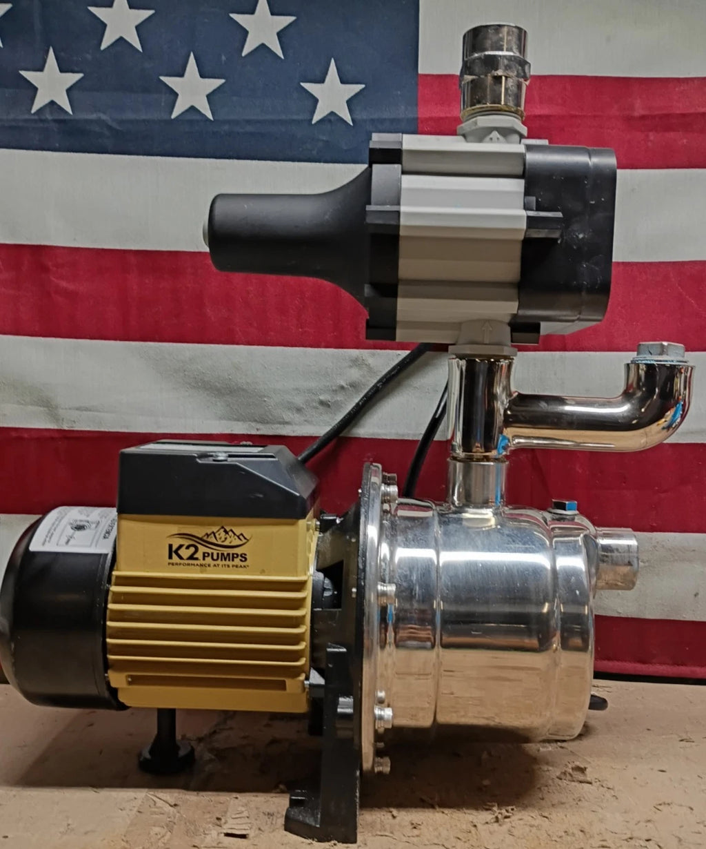 K2 Pumps Automatic Booster Pump 3/4 Hp Lead Free Stainless Steel 115V For Parts