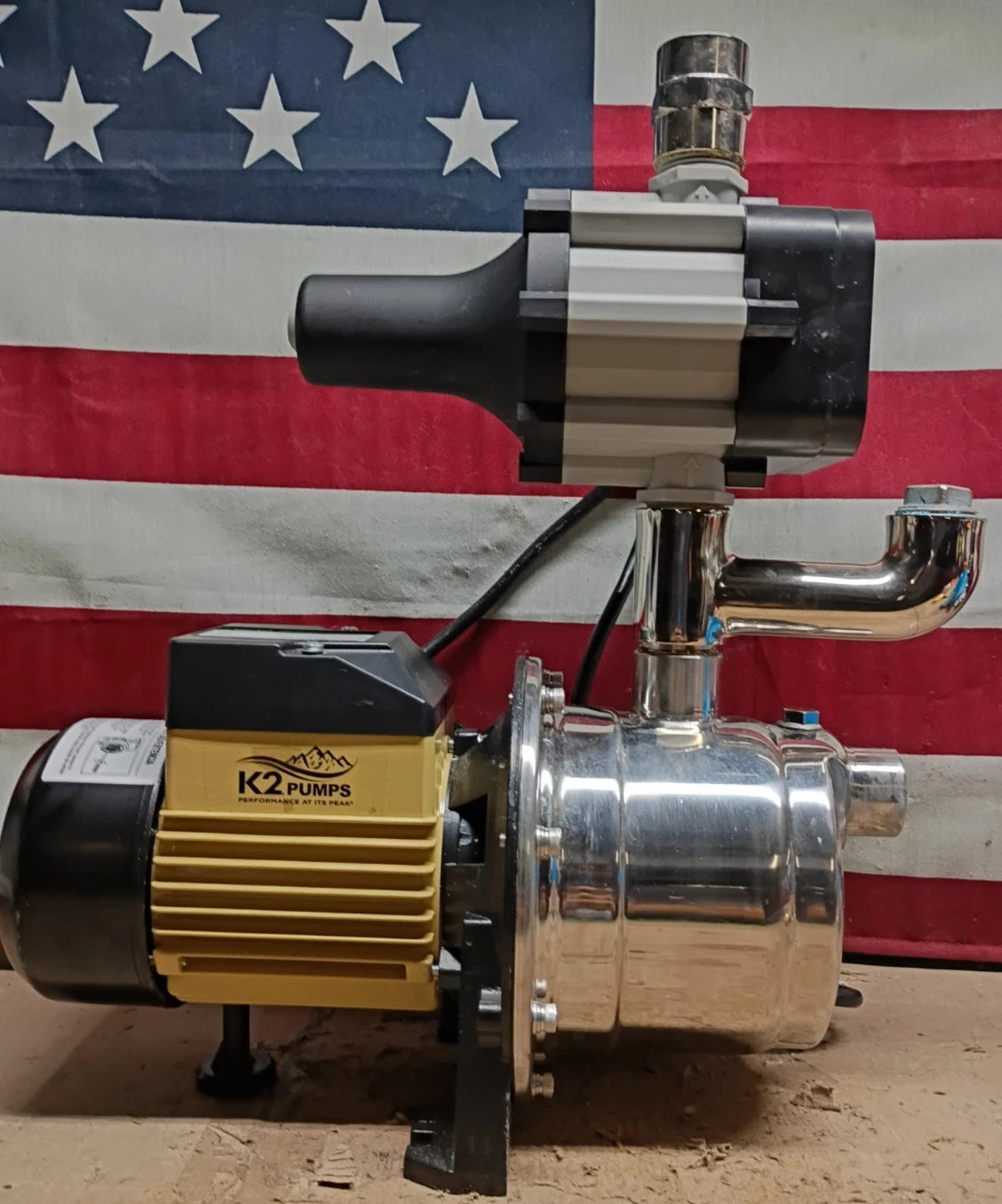 K2 Pumps Automatic Booster Pump 3/4 Hp Lead Free Stainless Steel 115V For Parts