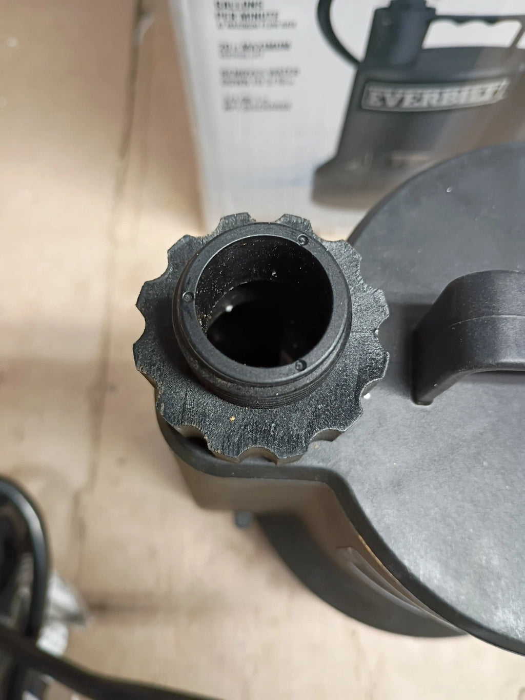 Everbilt SUP54-HD 1/6 HP Plastic Submersible Utility Pump, Open Box,