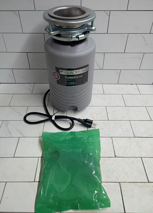 Glacier Bay GB500 Turbo Grind 1/2hp Garbage Disposal Open Box