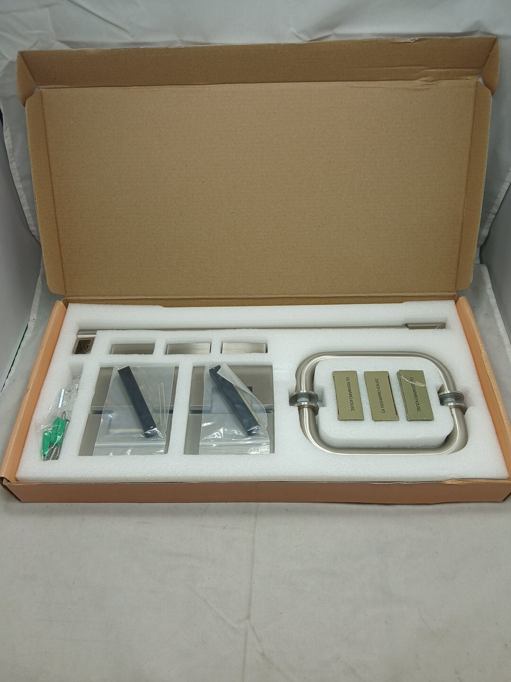 Pivot Frameless Corner Shower Enclosure HINGES For 34 in W x 48 in. D x 78 in. H