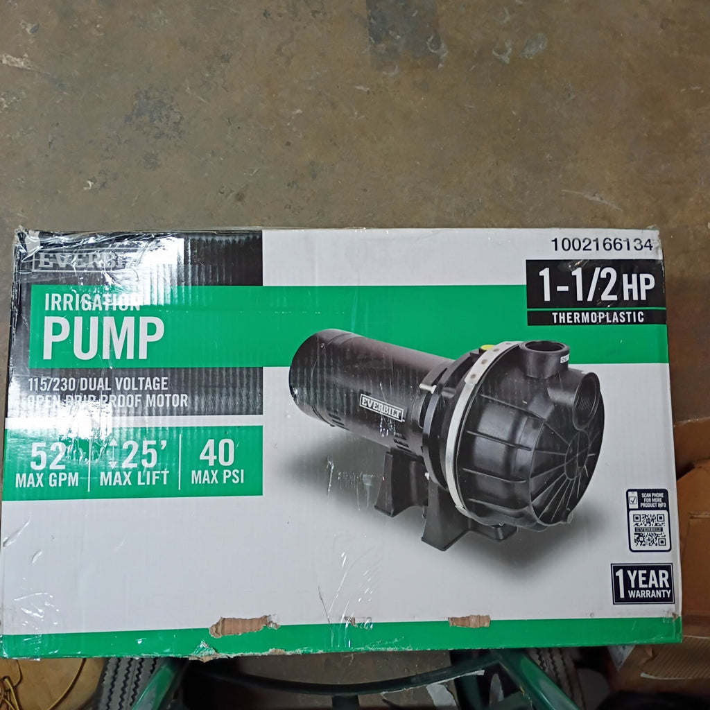 Everbilt HDLS15P 1-1/2 HP 115/230 Volts Plastic Lawn Irrigation Pump PARTS ONLY