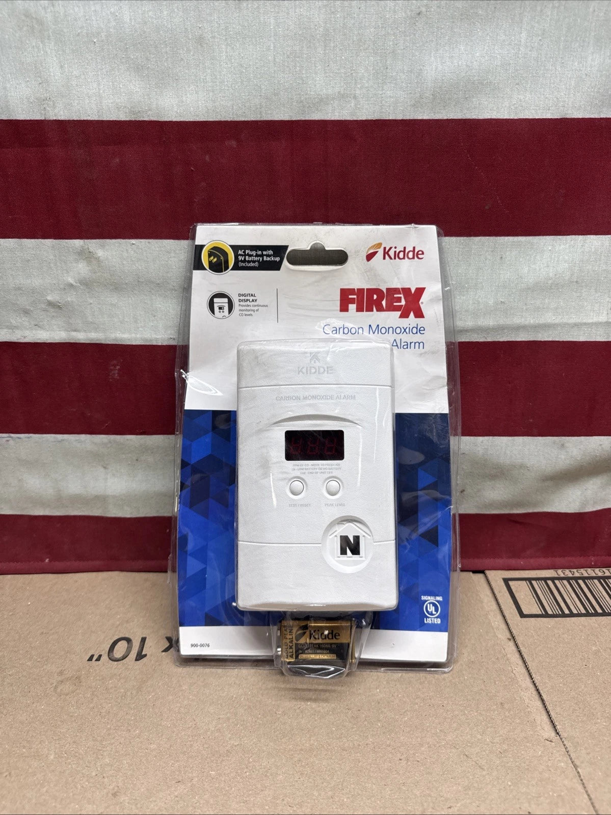 Kidde 900-0076 Carbon Monoxide Alarm w/ Digital Display KN-COPP-3 - White