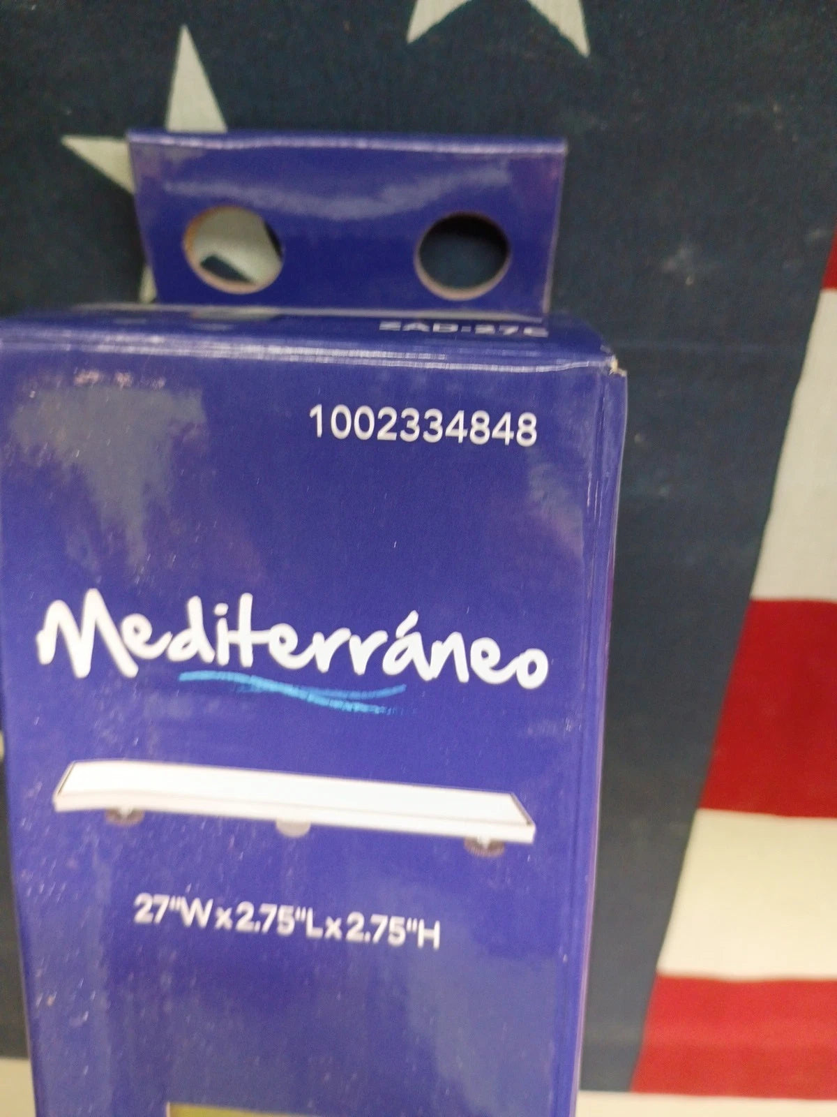 New Mediterraneo Linear Shower Drain Dual Design Stainless Steel 27" ZAD-27C