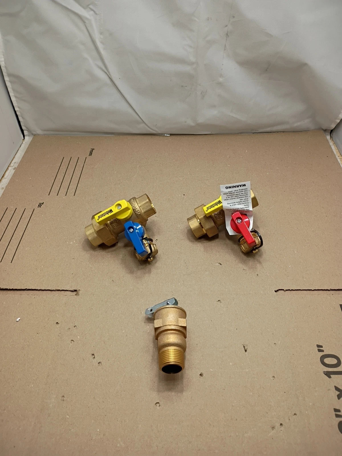 Webstone 3/4 in. EXP Ultra-Compact Tankless Water Heater Service Valve 42443 OB