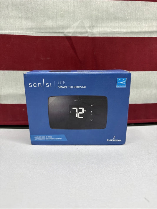 Emerson Sensi Lite ST25 Wi-Fi Smart Programmable Thermostat - Black