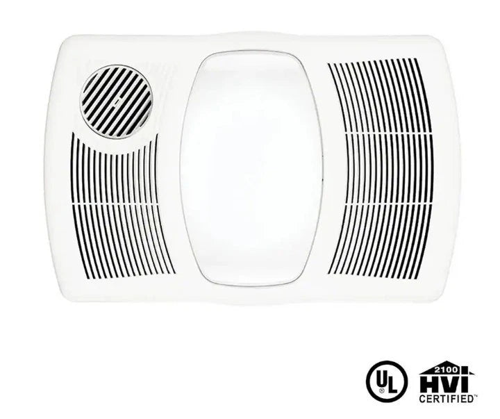 BROAN 765H110L 110 CFM Ceiling Bathroom Exhaust Fan Light and 1500-Watt Heater