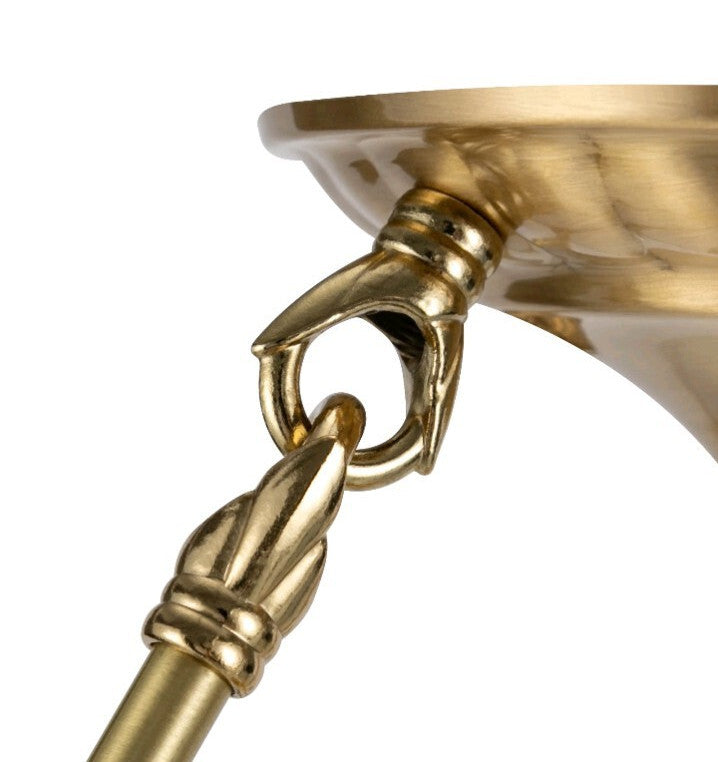 Gold Vintage Ceiling Light, 100-240v Glass Ceiling 4-light Pendant Lighting OB