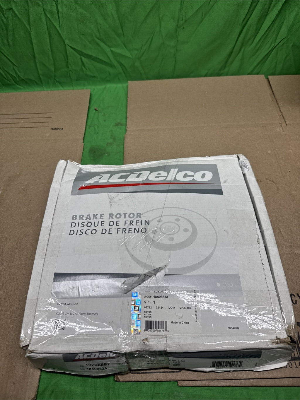 ACDELCO Disc Brake Rotor #18A2853A