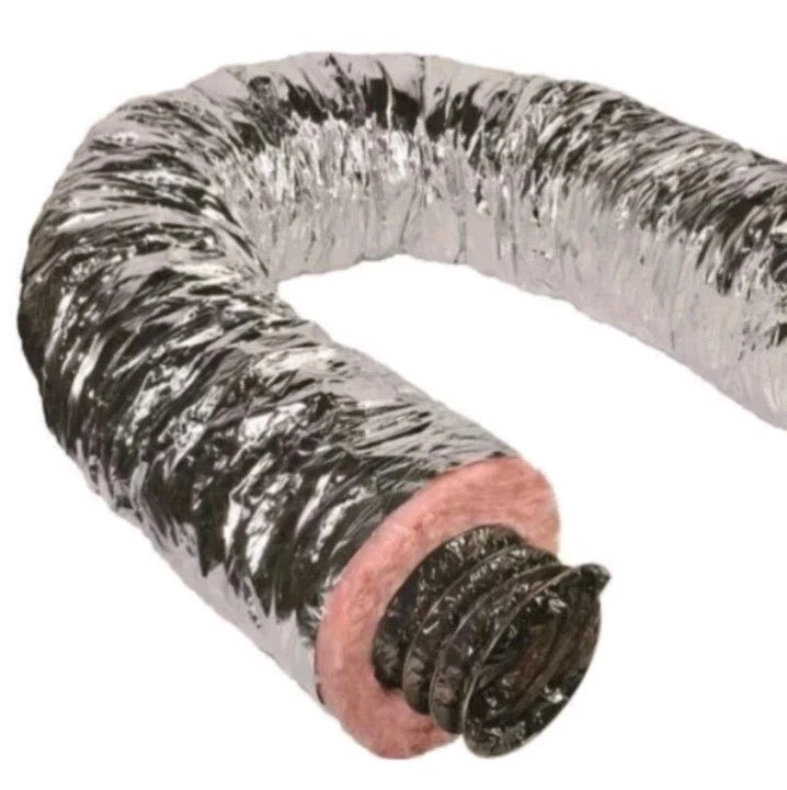 Everbilt 13102506E Flexduct 6 in. x 25 ft. Insulated R8 Silver Jacket