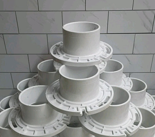 10pk Toilet Flange Hub 435252 3" x 4" New Open Box 038753435251