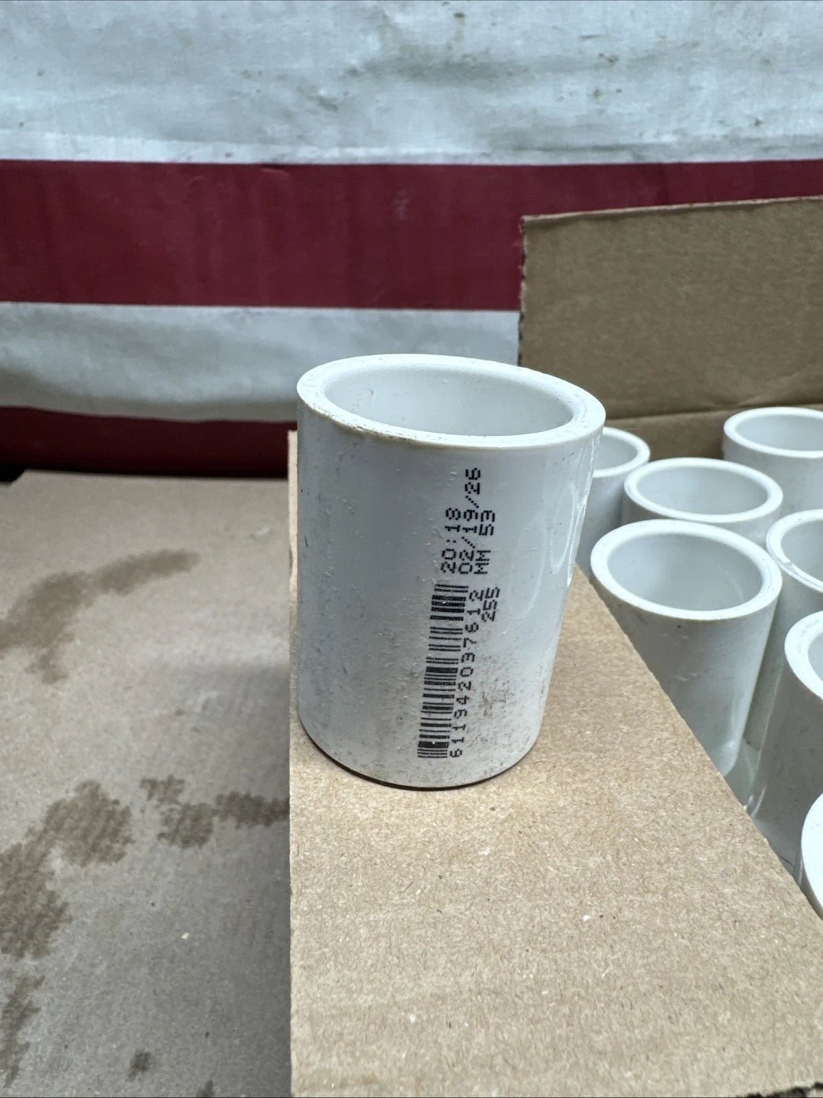 (25-Pk) Charlotte Pipe and Foundry Coupling PVC Sch 40 1" PVC 02100 1000