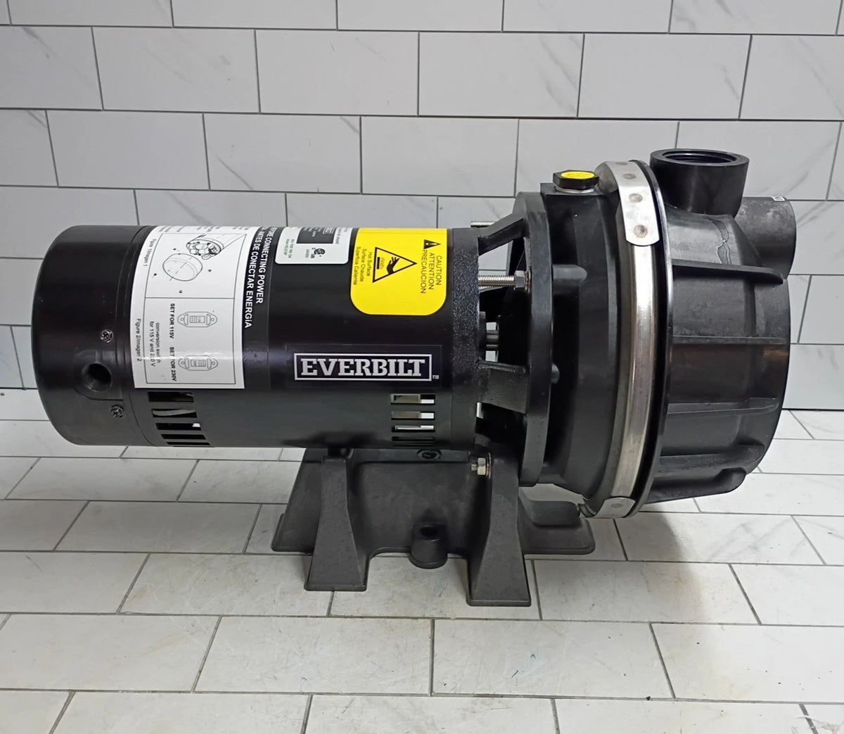 Everbilt HDLS15P Lawn Irrigation Pump Plastic 1-1/2HP 52-GPM, OPEN BOX