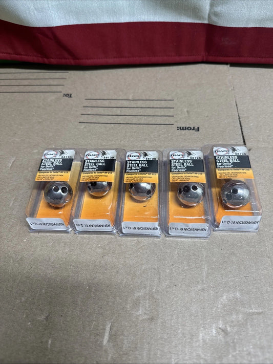 5 PACK Danco 88120 Stainless Steel Ball Peerless Compare To Delta RP 212