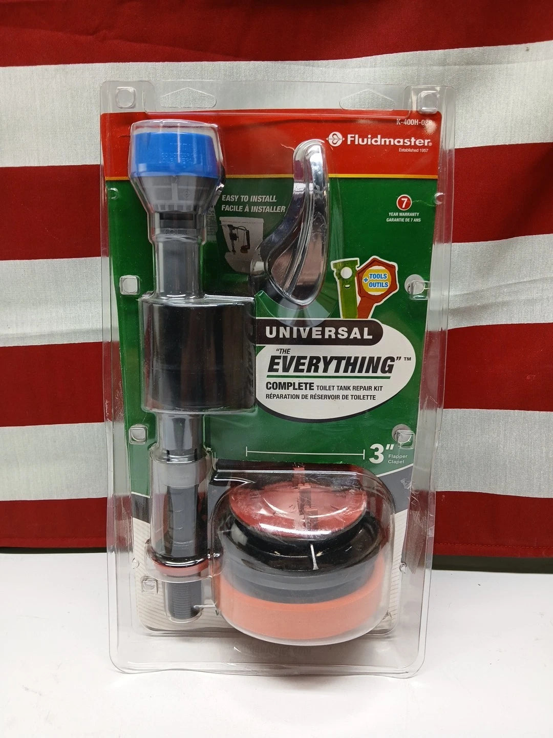 5-PACK Fluidmaster Everything Toilet Repair Kit MultiColor 3 K-400H-038-T4.