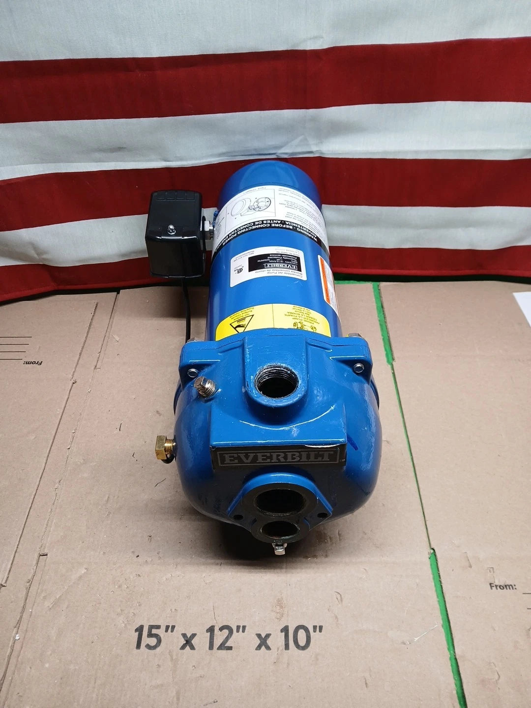 Everbilt 1 HP Professional Convertible Jet Pump Used