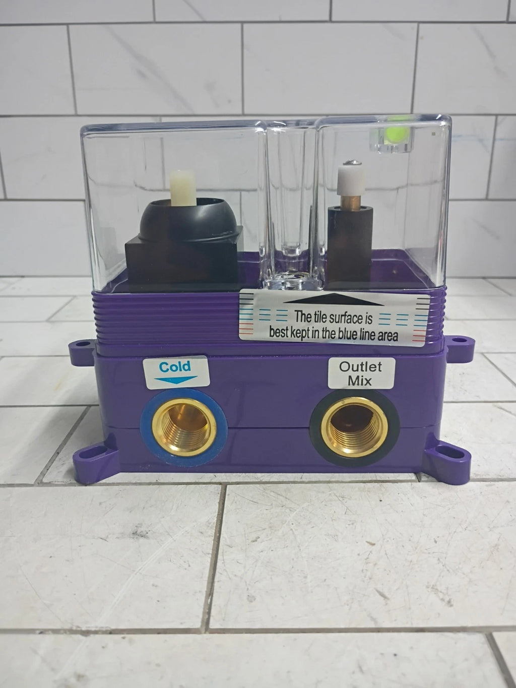 NEW IN WALL SHOWER FAUCET MIXING VALVE. Open Box Read Description