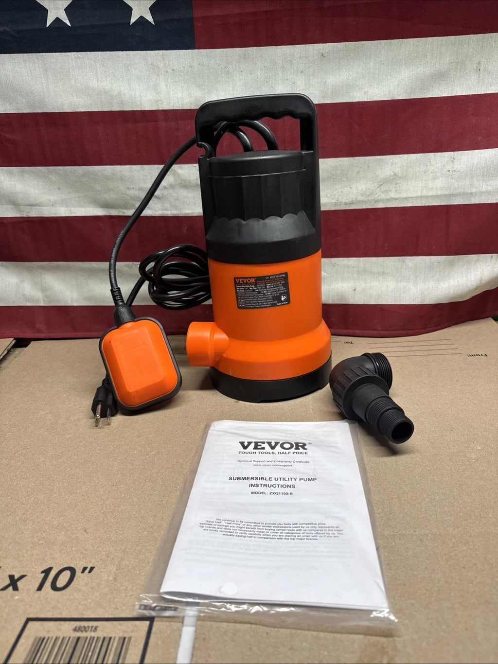 Submersible Utility Pump ZXQ1100-B