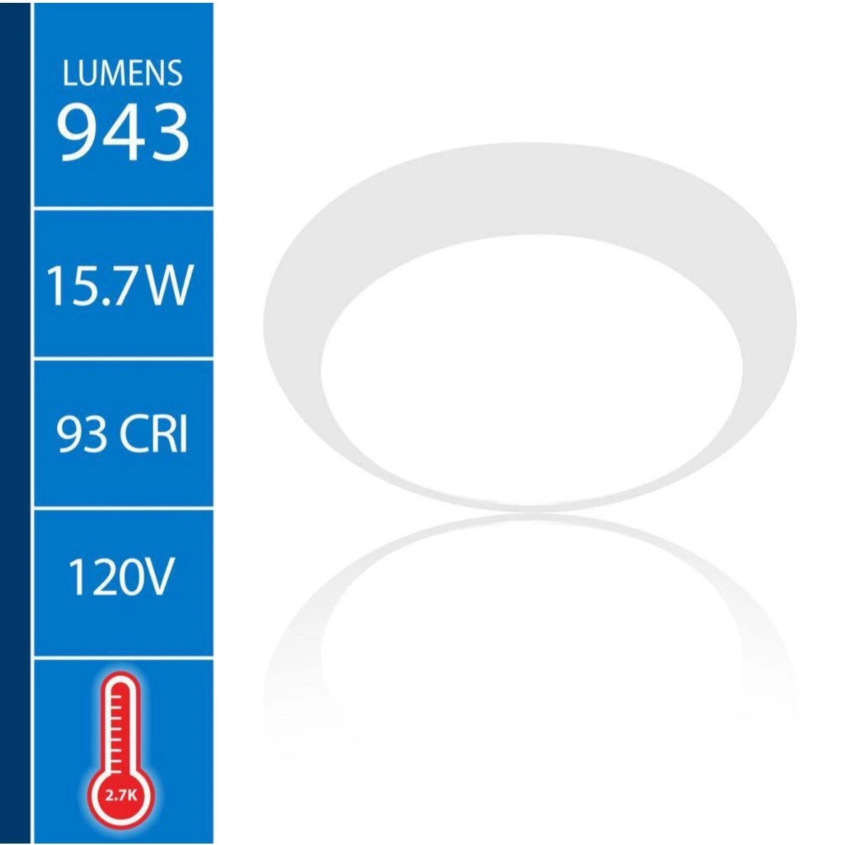 (24-Pack) NICOR RSD 6 in. White Integrated LED Flush Mount Downlight, 2700K