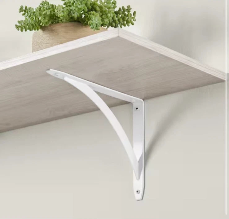 10-PACK Everbilt 10" White Cove Arch Decorative Shelf Brackets NEW