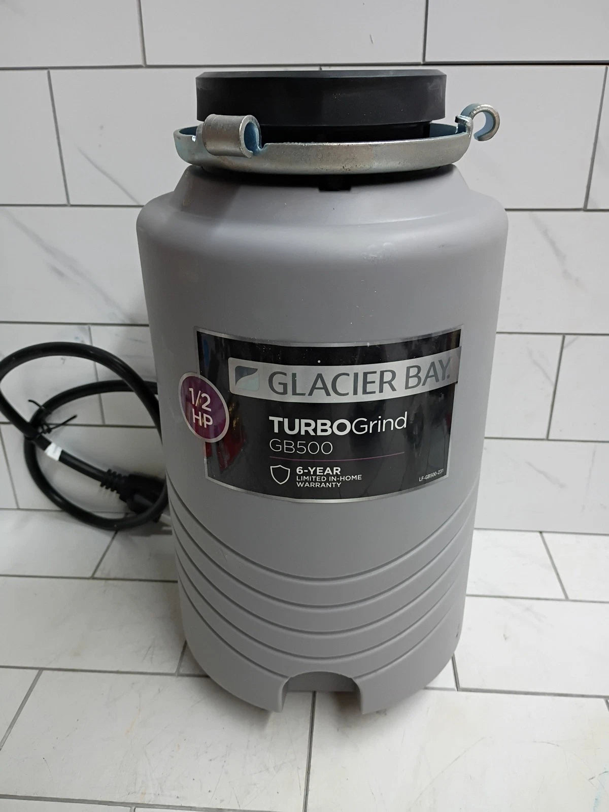 Glacier Bay GB500 Turbo Grind 1/2hp Garbage Disposal Open Box....