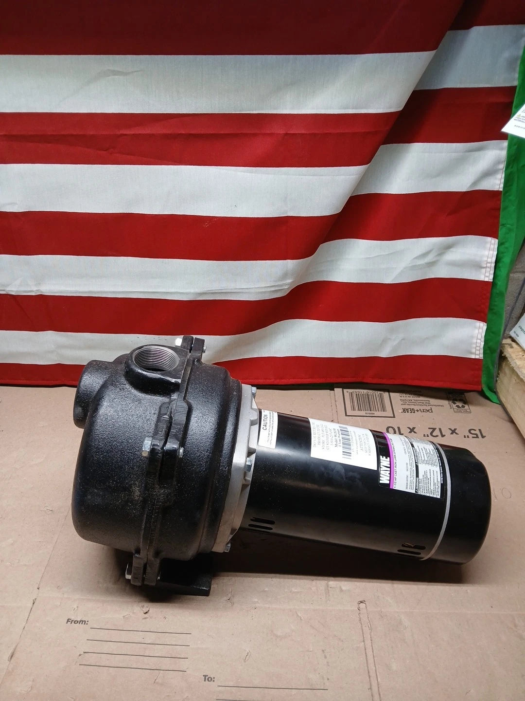 Wayne 1-1/2 HP Cast Iron Quick-Prime Lawn-Sprinkler Pump. NOB..