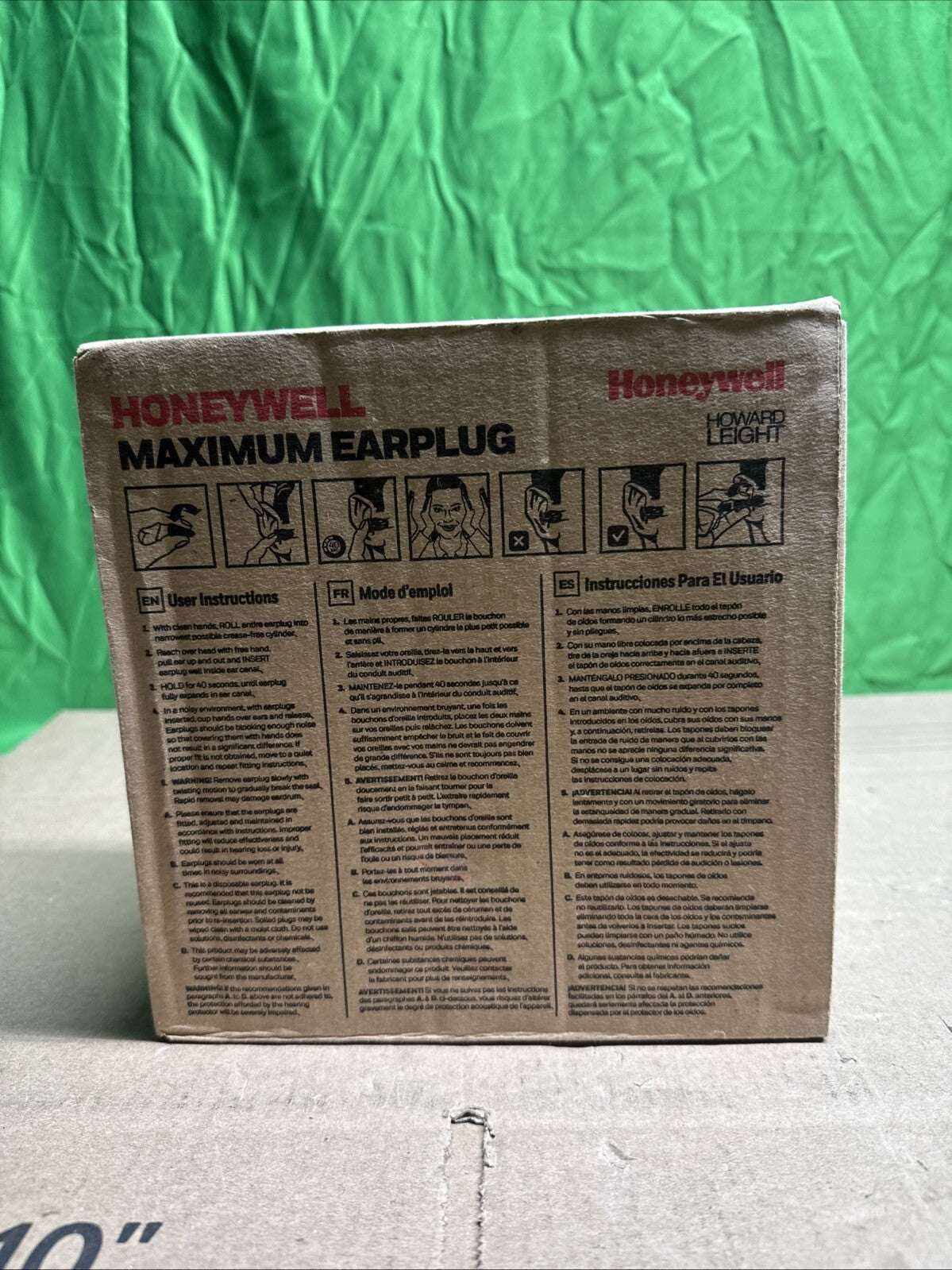 Howard Leight MXM-1 MAXIMUM Highest Attenuating SingleUse Earplug Uncorded 200PR