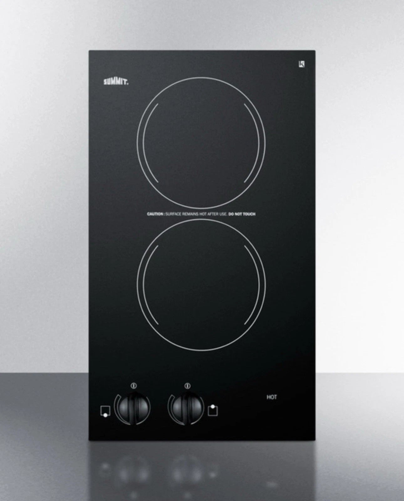 Summit CR2110 Electric 2 Burner Ceramic Cooktop New Open Box (Displays)
