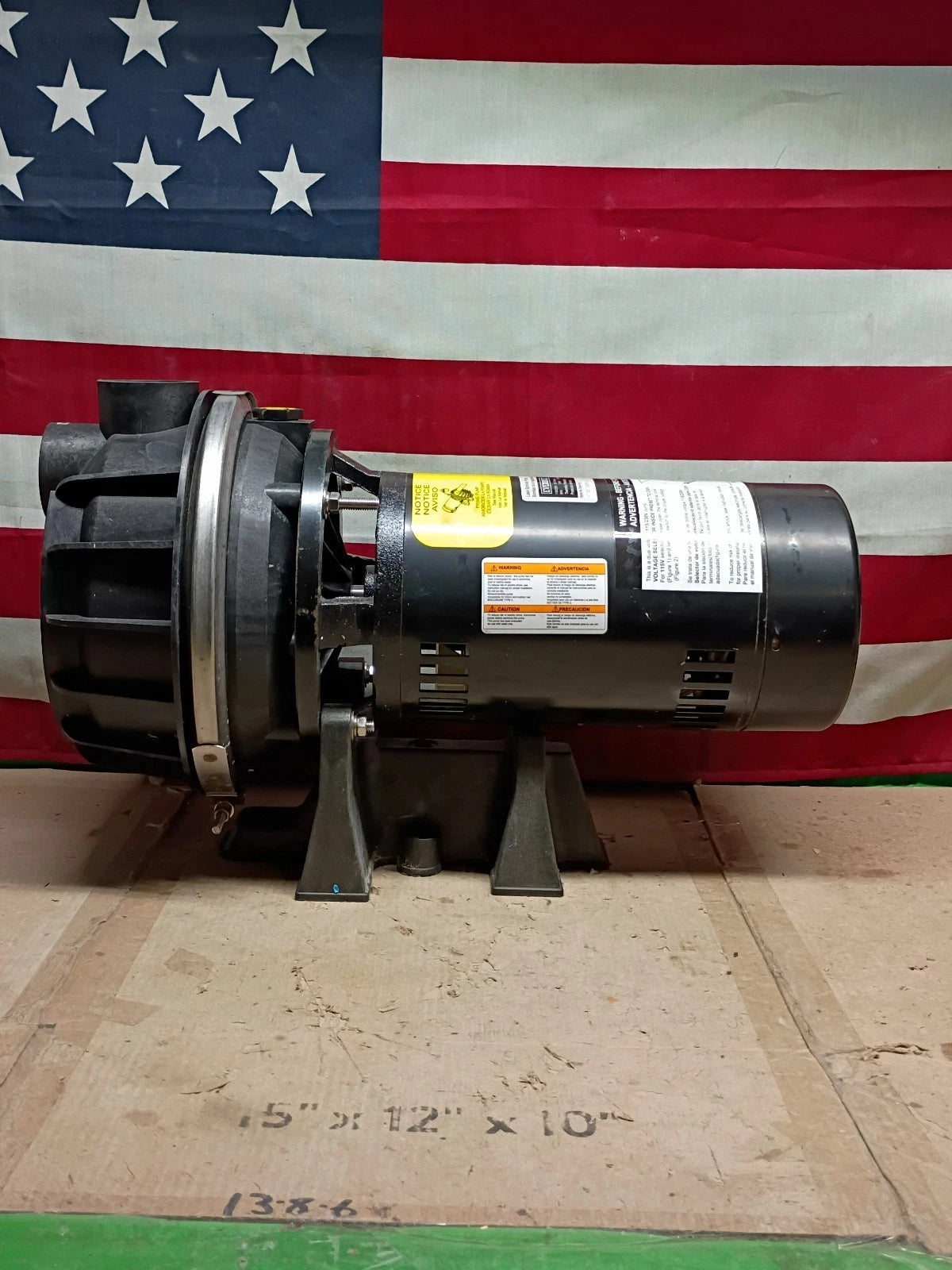 Everbilt HDLS15P, Lawn Irrigation Pump Plastic 1-1/2HP, 52 GPM **PARTS ONLY**
