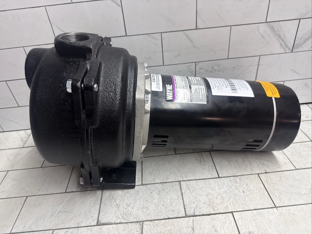 Wayne WLS150 1-1/2 HP Cast Iron Quick-Prime Lawn-irrigation Sprinkler Pump. NOB
