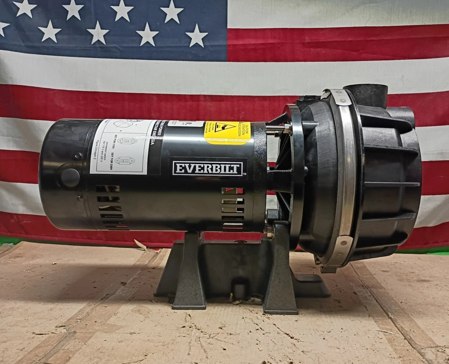 Everbilt HDLS15P, Lawn Irrigation Pump Plastic 1-1/2HP 52-GPM, Open Box,