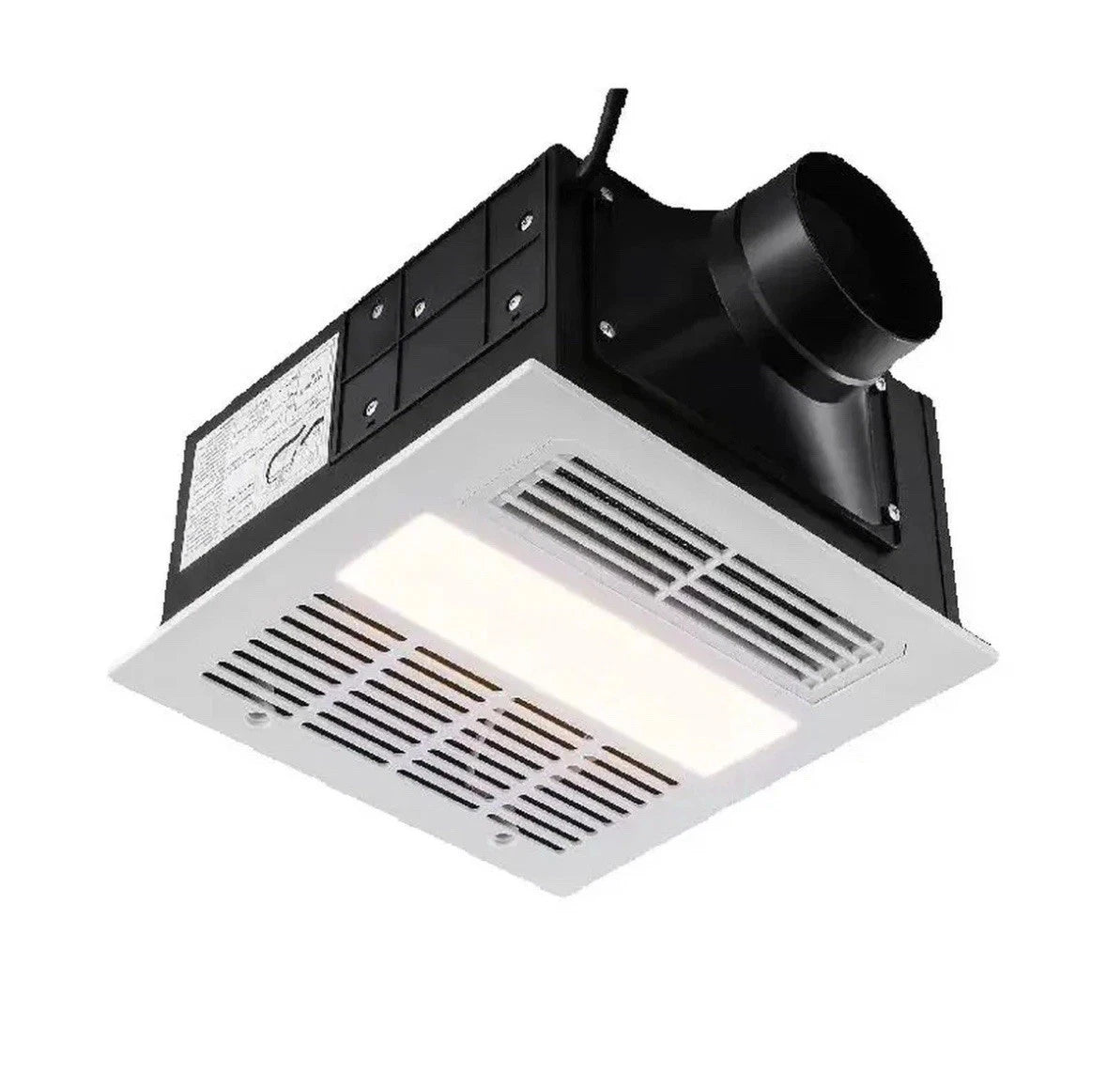 Bathroom Exhaust Fan 80-110 CFM High-Efficiency Ventilation 1.5 sones Low Noise