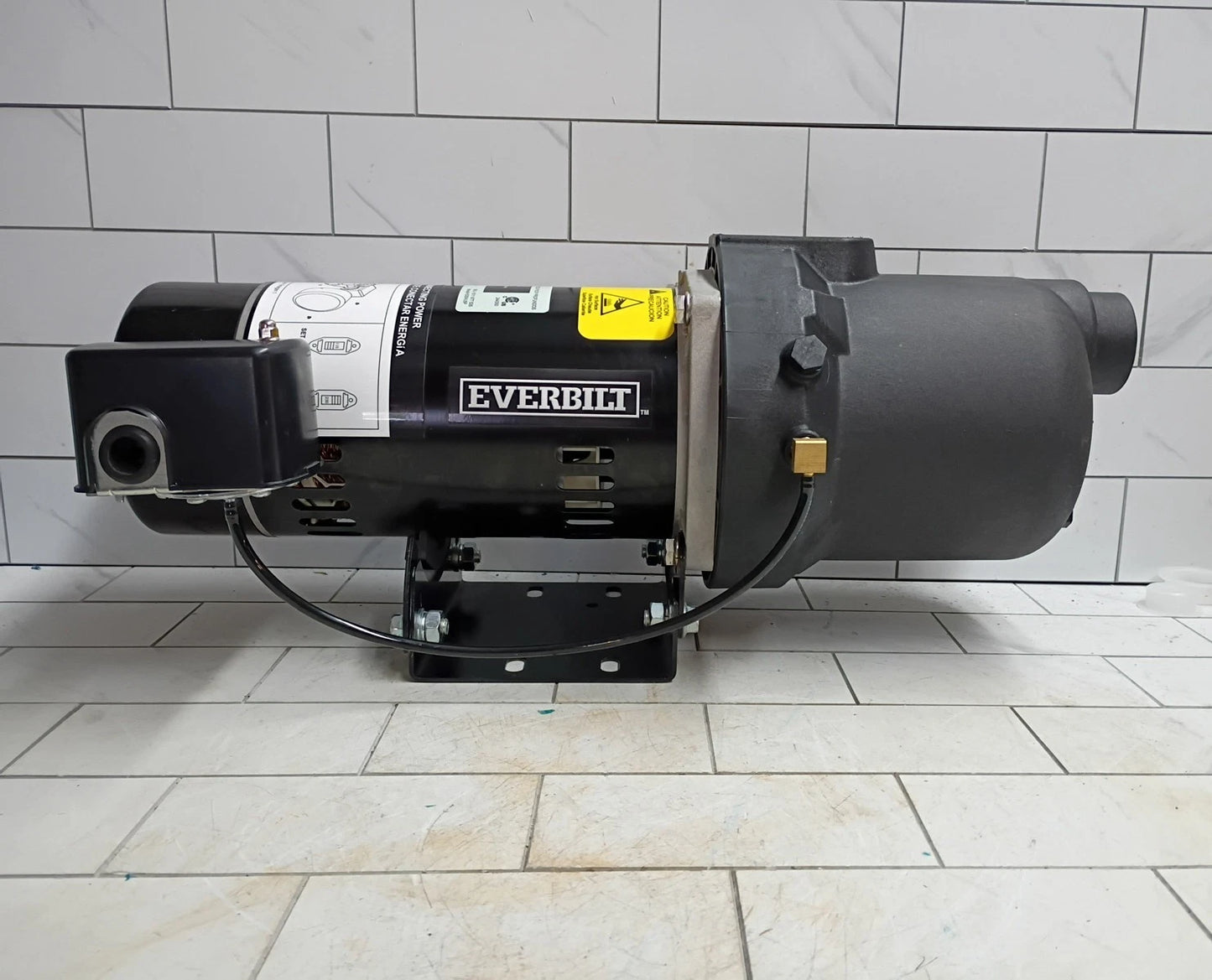 Everbilt HDSWJ5P 1/2 HP Plastic Shallow Well Jet Pump, USED, READ