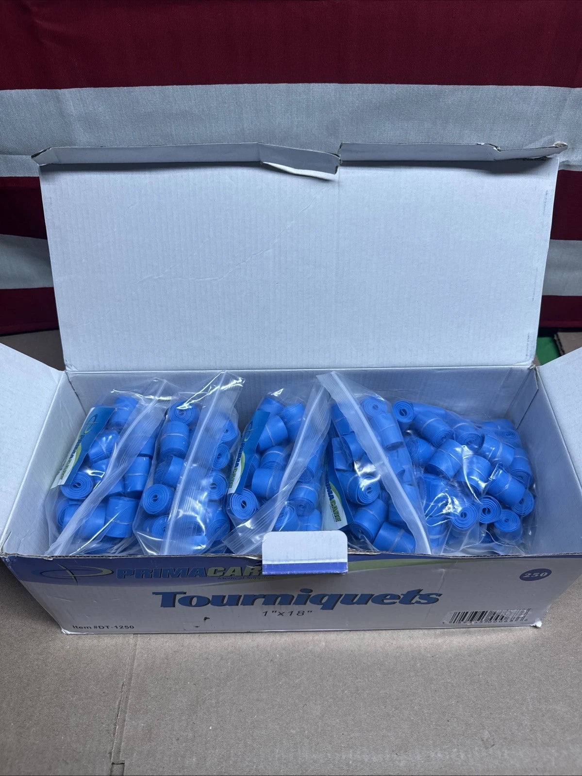 Primacare DT-1250 Pack of 250 First Aid Disposable Tourniquets